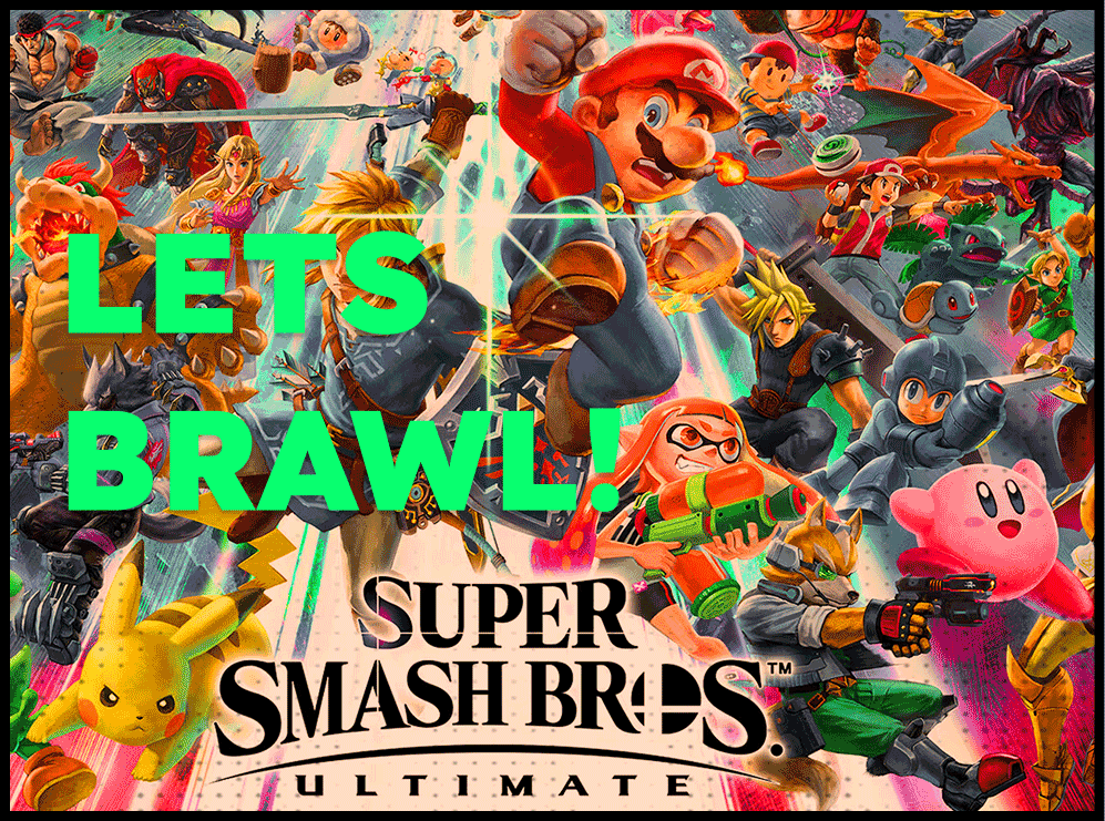 smash bros tournament poster