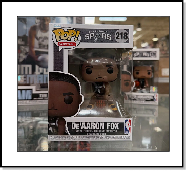 mobile phone with de'aaron fox funko pop news image