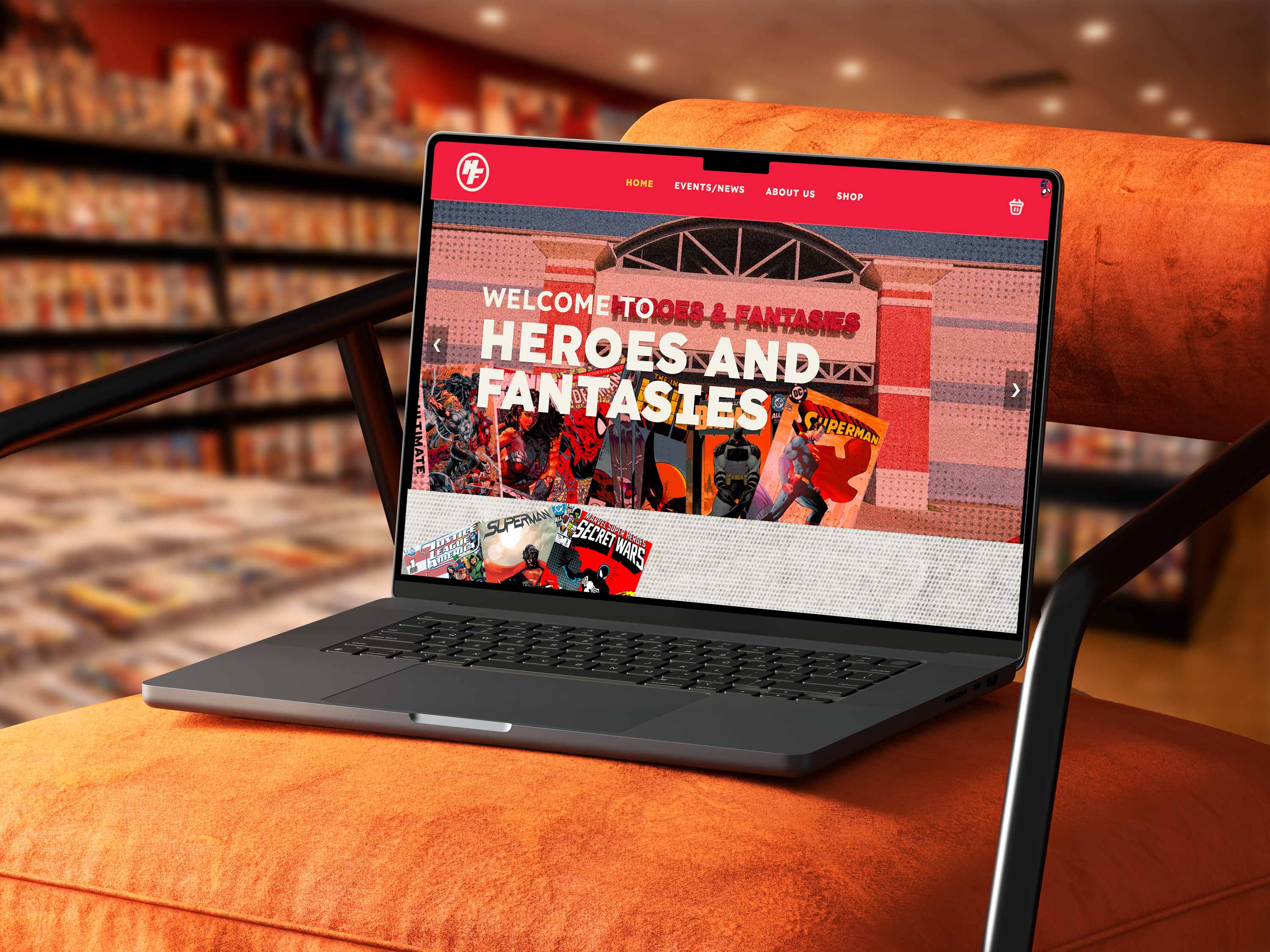 Heroes & Fantasies Website