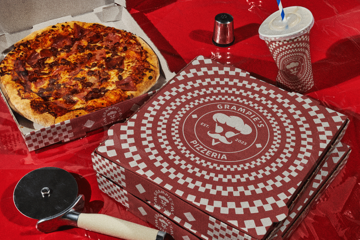 Grampies Pizza Branding